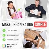 [Brand] [5 Pack] A4 File Dividers A-Z Tabs 150gsm Multipunched Reinforced view 7