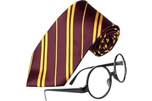 Kangaroo Wizard Costume for Kids and Adults - Wizard and Witch Tie Kids and Adults with glasses Spectacles - Men and Women Accessories for Halloween and Dress Up Apparel