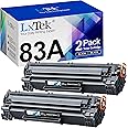LxTek Compatible Toner Cartridge Replacement for HP 83A CF283A to Compatible with Laserjet Pro MFP M125nw M201dw M225dw M201n M125a M127fn M127fw, 2 Black