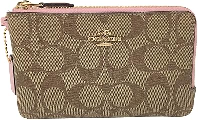 coach beige wristlet