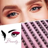 CNMTCCO Lash Clusters 120Pcs 8-16MM D Curl Fluffy Individual Wispy Reusable view 4