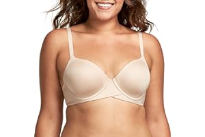 Maidenform Women's Underwire Bra, One Fab Fit Demi T-shirt Bra, Convertible Bras for Women