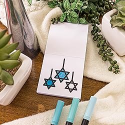 A Brighter Year Happy Hanukkah Mini Coloring Book
