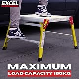 Excel Fibreglass Folding Hop Up Platform Bench 600mm x 600mm view 2