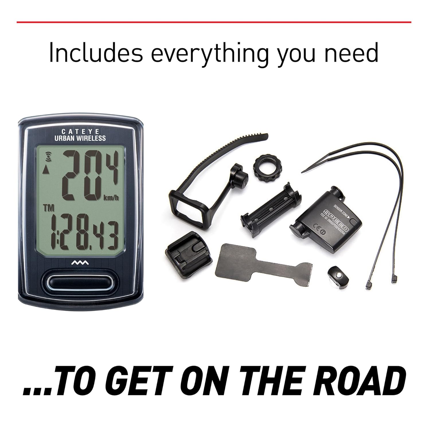 cateye urban wireless bike computer