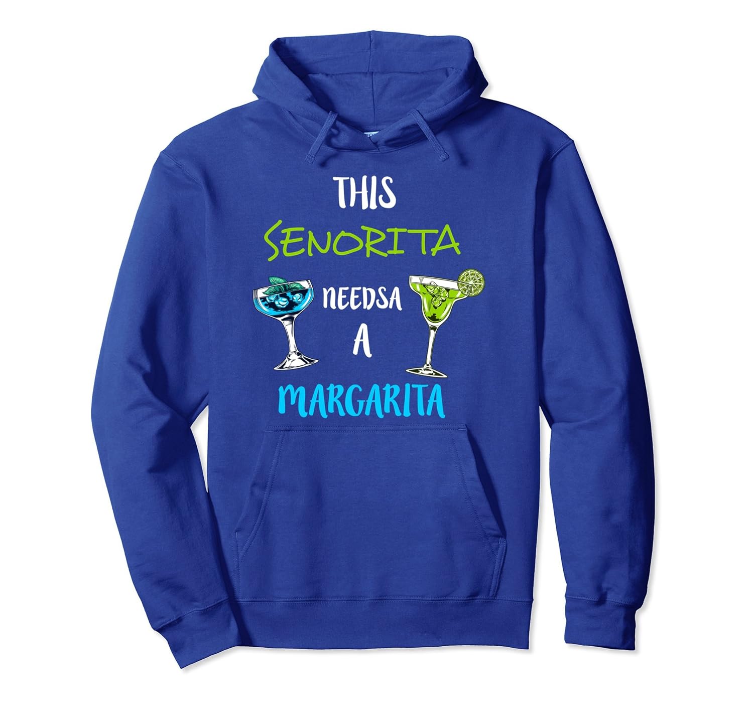 Senoritas Margarita Senior Cinco De Mayo Drinking Hoodie-anz