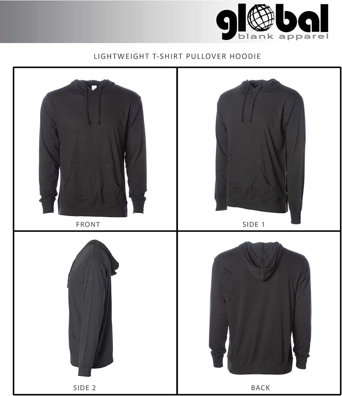 men's lightweight t shirt hoodie