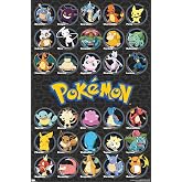 Trends International Pok&eacute;mon - All Time Favorites Wall Poster, 22.375" x 34", Unframed Version