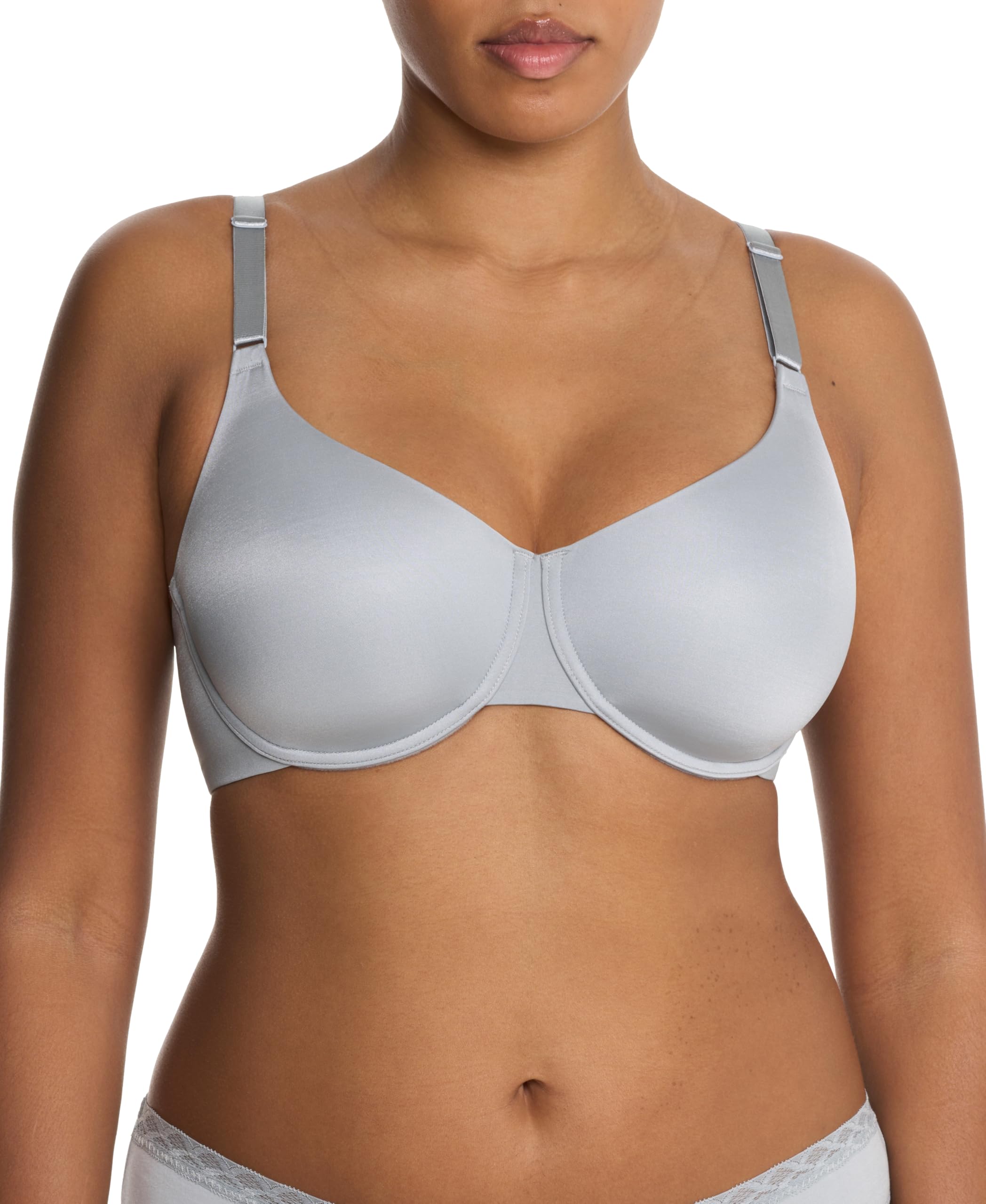Natori Women’s Liquid Smooth Scoop T-Shirt Bra 731325, Quarry, 34DD
