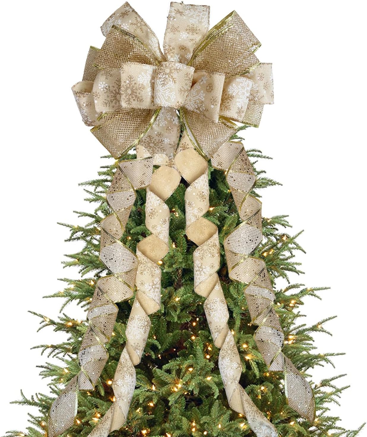 Bows & Ribbons - Christmas Tree Topper Bow Large 13