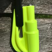 Porte-Clés Securité Resqme - Brise-Vitre Et Coupe-Ceinture - Jaune Fluorescent