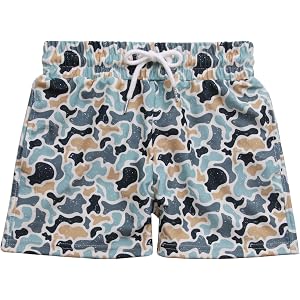 QLIyang Boy's Swim Trunks Quick Dry Swim Shorts Beach Board Shorts Swimwear Bathing Suits for Kids 3-16 Years