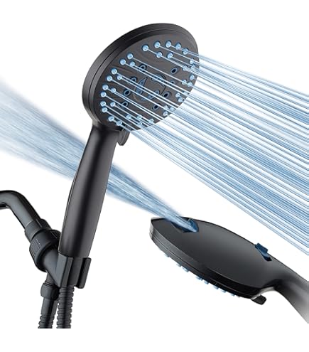 Hydroease Handbrause Mit 4 Sprühfunktionen - Hochdruck Duschkopf Mit Schlauch & Halterung