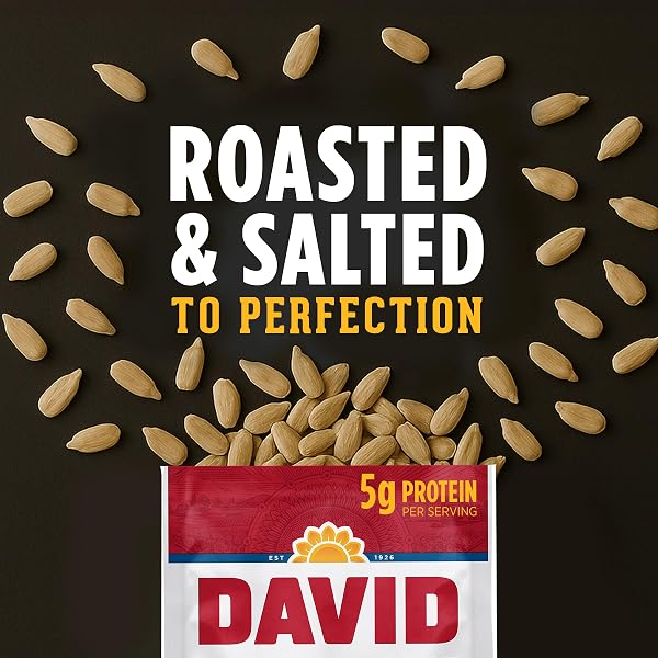 DAVID SUNFLOWER KERNELS, ORIGINAL FLAVOR, 8.5 OZ. (PACK OF 12)