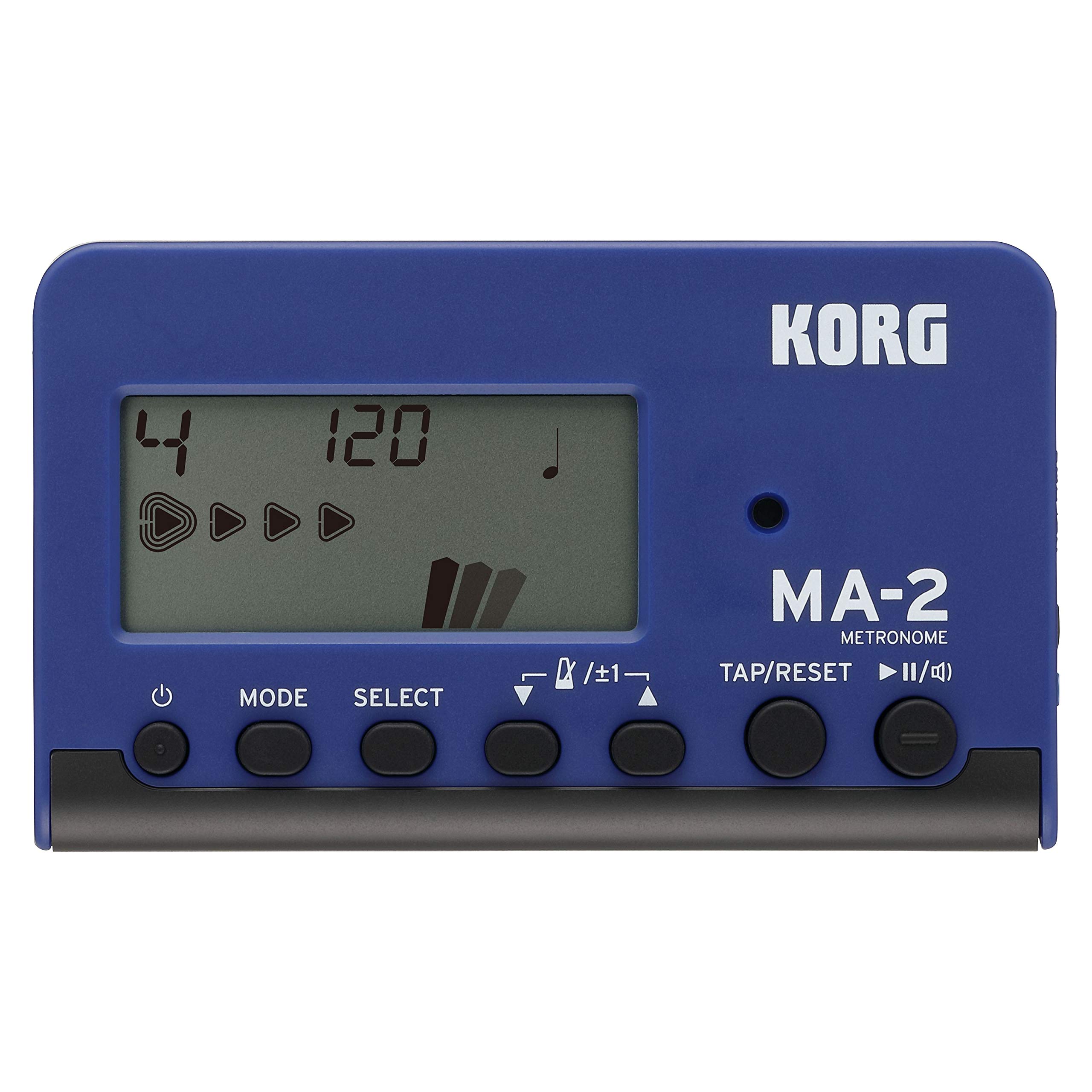 Korg - MA2-BLBK LCD Pocket Digital Metronome - Black & Blue