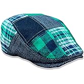 The Original Boston Scally Cap - Slainte Patchwork Edition - Single Panel Newsboy Cap for Men - Patchwork