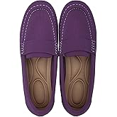 Women's Lightweight Knitted Loafers Casual Flat Shoes Comfortable Boat Shoes Flat Bottomed Breathable Shoes