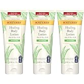 Burt's Bees Ultimate Care Healing Body Lotion with Aloe and Rice Milk for Sensitive Skin, 98.8% Natural Origin, 6 Ounces