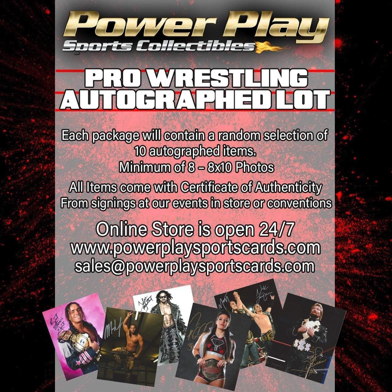 √ Wrestling Autograph Shows