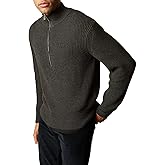 Velvet by Graham & Spencer Mens Velvet Men's Nicholai Long Sleeve Quarter Zip Sweater