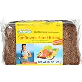 Mestemacher Natural Sunflower Seed Bread, 17.6 oz | German Whole Grain Bread with Sunflower Seeds | High Fiber | Vegan &amp; Shelf-Stable