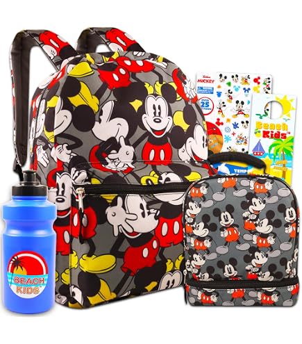 Amazon.com: Disney Mickey Mouse Backpack and Lunch Box Set  display picture 1