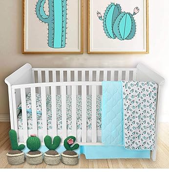 cactus baby crib bedding