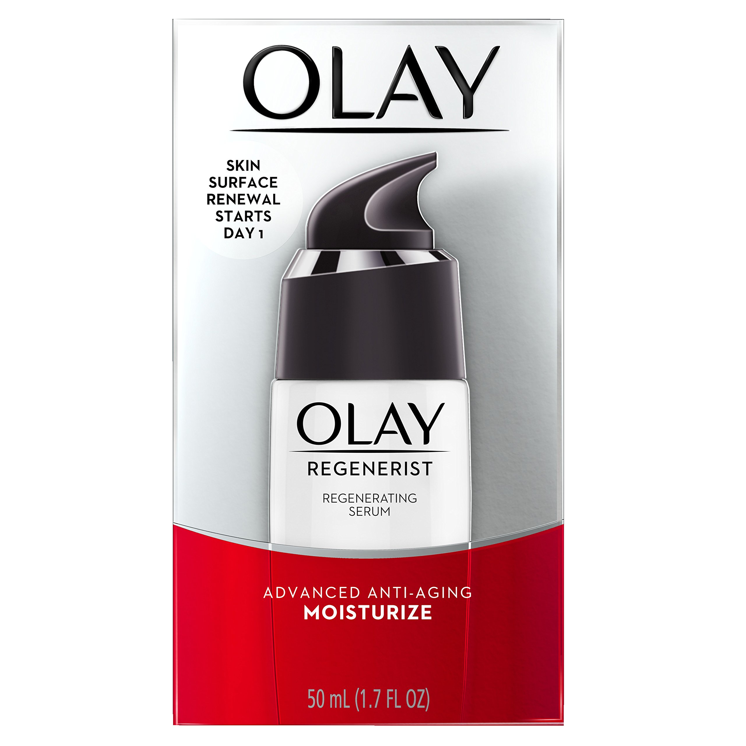 Olay Regenerist Regenerating Serum, Light Gel Face Lotion Moisturizer 1