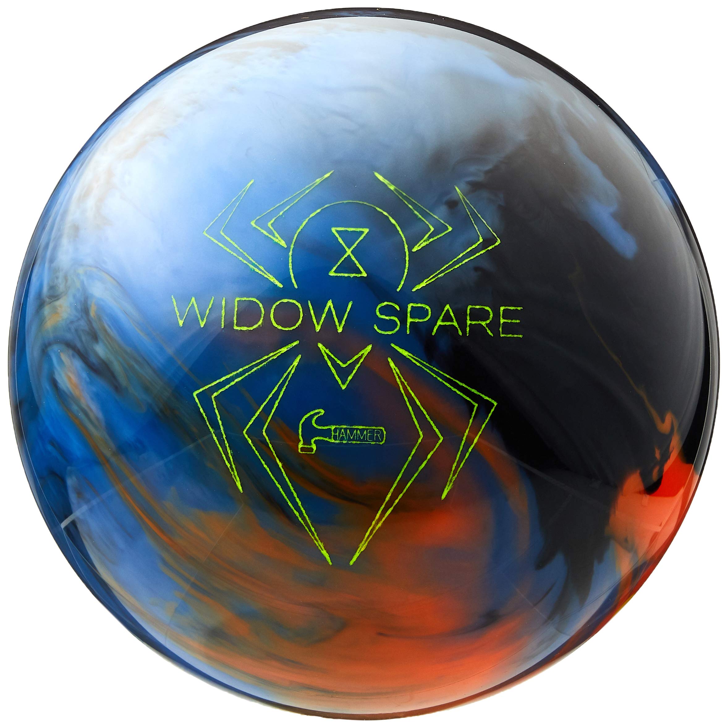 Hammer Black Widow Spare Bowling Ball Blue/Orange/Smoke