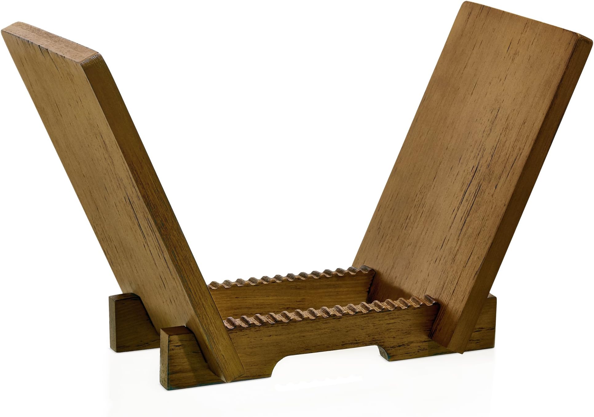 TunePhonik Classic Solid Wood LP Record Holder to Stack and Organize 45s / 7”and 33s / 12” Vinyl Albums