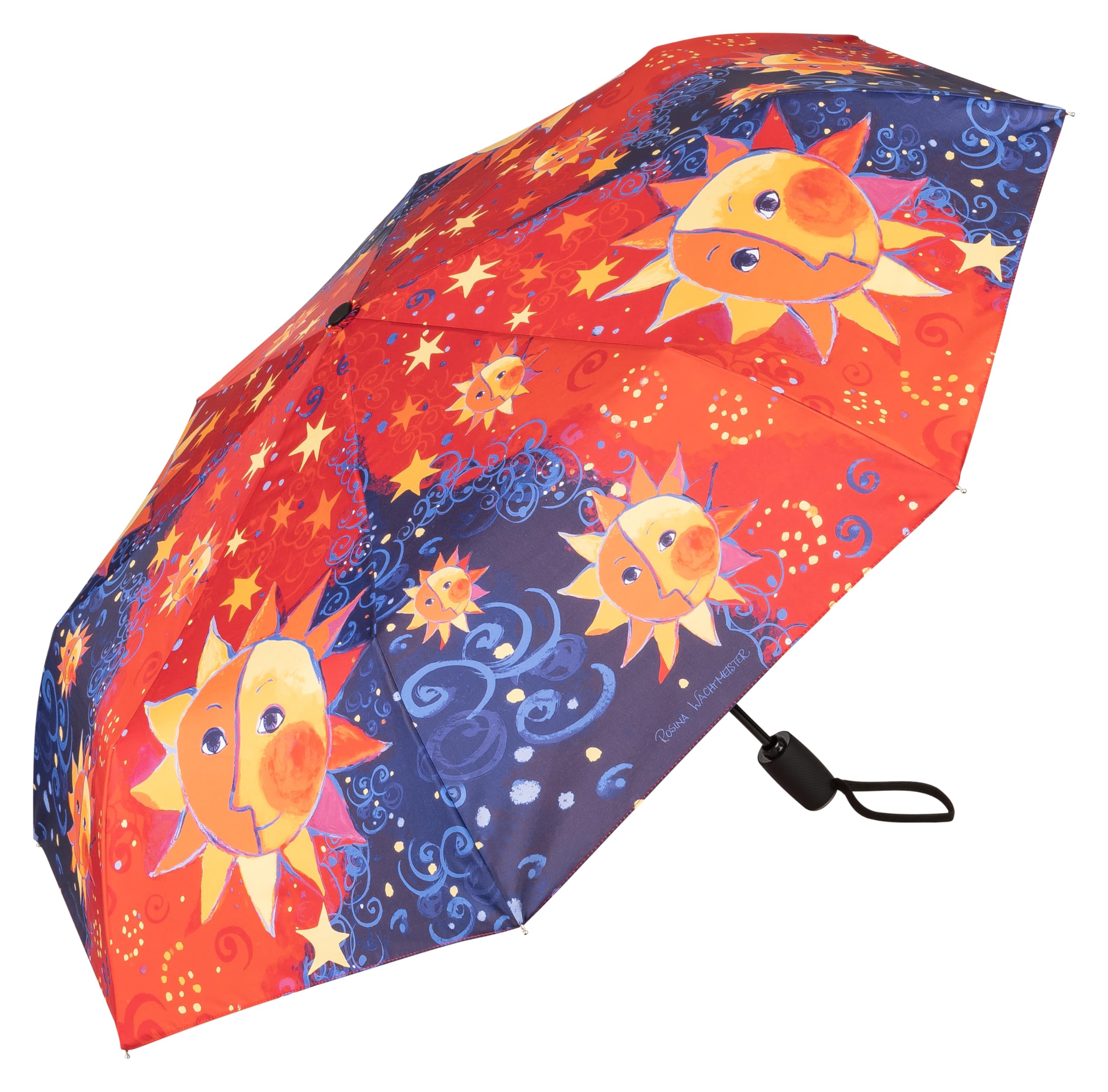 VON LILIENFELD® Folding Pocket Rosina Wachtmeister Sole Umbrella Auto Open Automatic Women Art