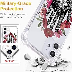 LuGeKe Hamsa Hand Print Case for iPhone 12/12