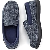 RockDove Men's Tweed Memory Foam Moc Slipper