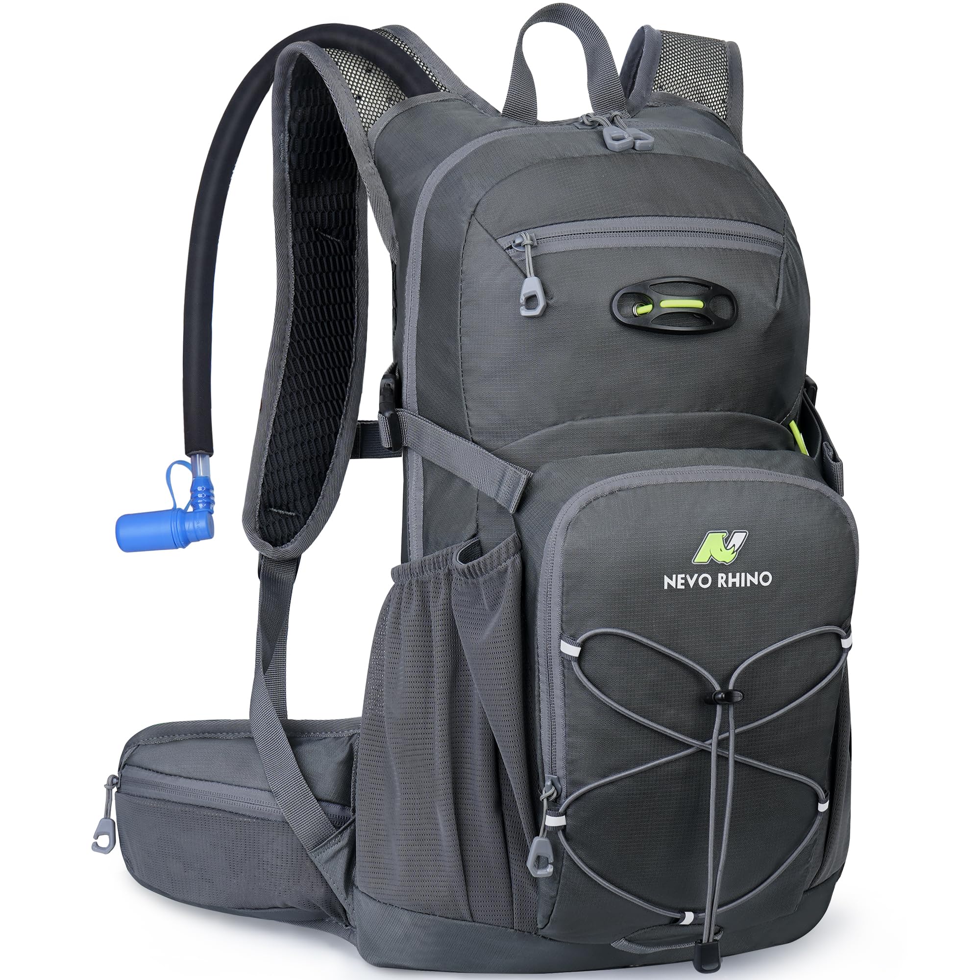 Photo 1 of N NEVO RHINO Hydration Backpack, 18L Multipurpose Hiking Backpack with 3L Water Bladder, Water Backpack Insulated Hydration Pack Ideal for Hiking and Cycling