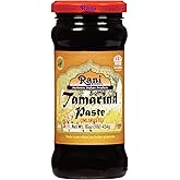 Rani Tamarind Paste Puree (Imli) 16oz (1lb) 454g Glass Jar, No added sugar ~ All Natural | Vegan | Gluten Free | No Colors |