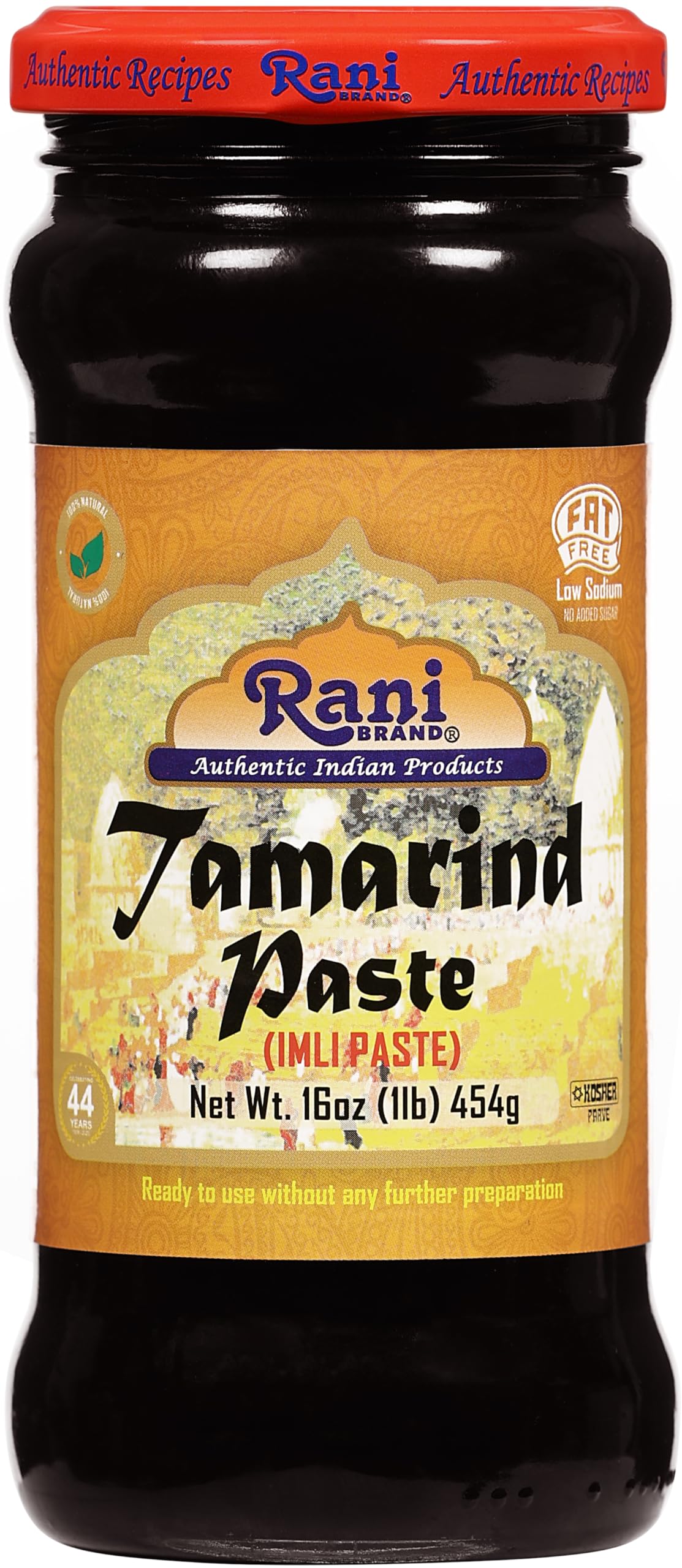 Rani Tamarind Paste Puree (Imli) 16oz (1lb) 454g