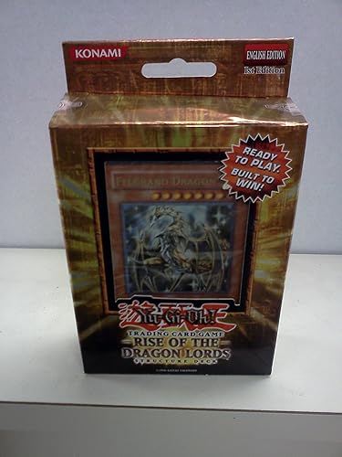 YuGiOh Rise of the Dragon Lords English Structure Deck [Toy] in Dubai - UAE  | Whizz Trading Card Games
