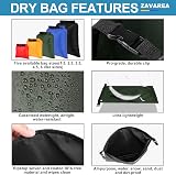 ZAVAREA Waterproof Dry Bag Set 1.5L 2.5L 3.5L 4.5L 6L Lightweight Bags view 2