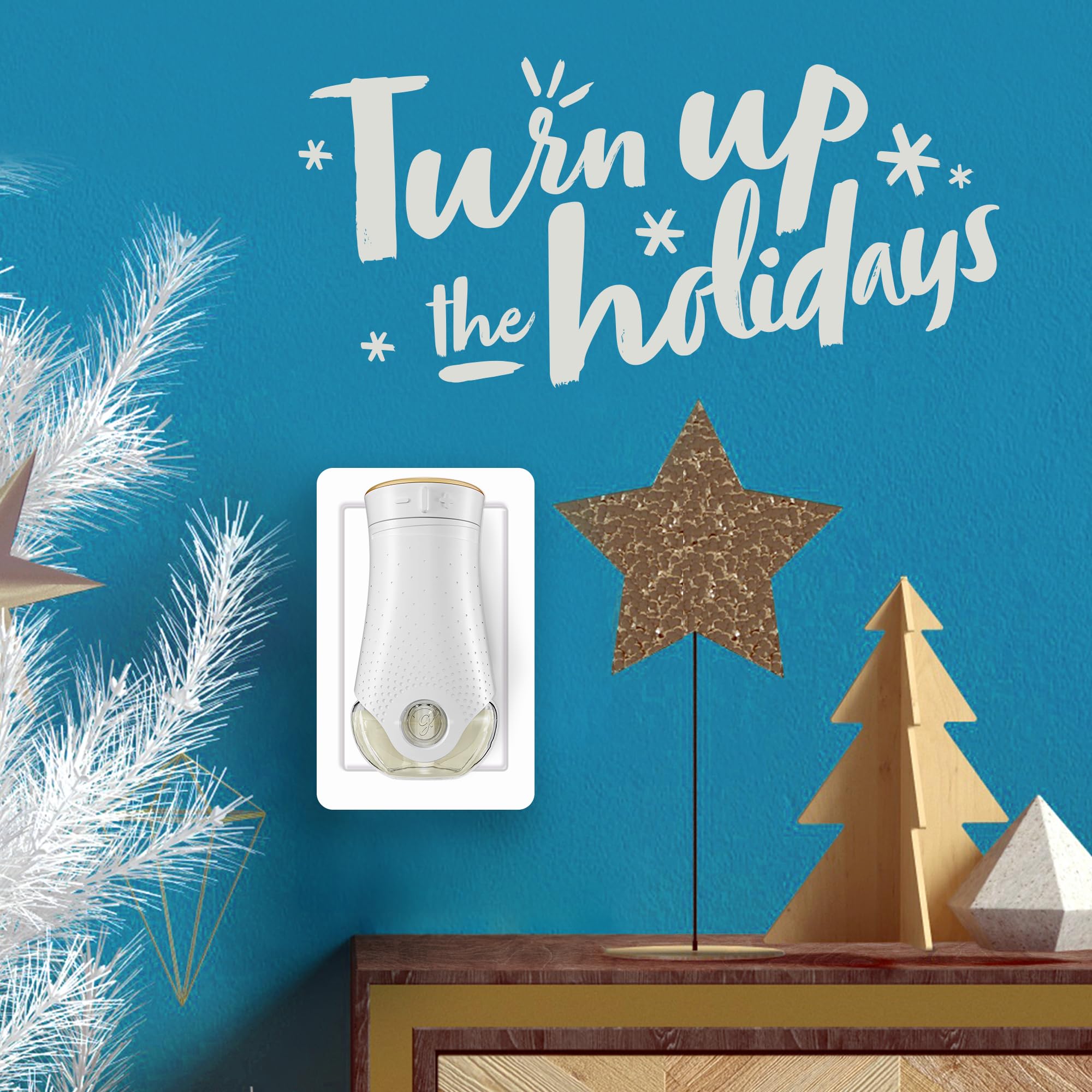 Glade PlugIns Refills Air Freshener, Scented and Essential Oils for Home and Bathroom, First Frost, Limited Edition Scent, 3.35 Fl Oz, 5 Count