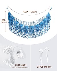 Stuffed Animal Hammock Net with Lights - Big Toy