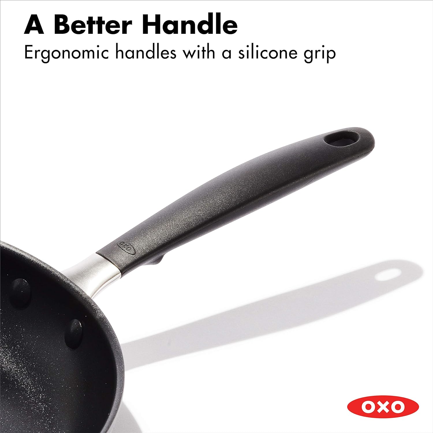 OXO Good Grips Non-Stick 12" Open Frypan, Gray, 12'' Frypan: Kitchen & Dining
