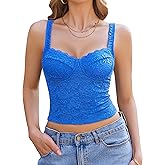 Avidlove Summer Lace Tank Tops Sweetheart Neck Crop Top Adjustable Strap Going Out 2026 Cami