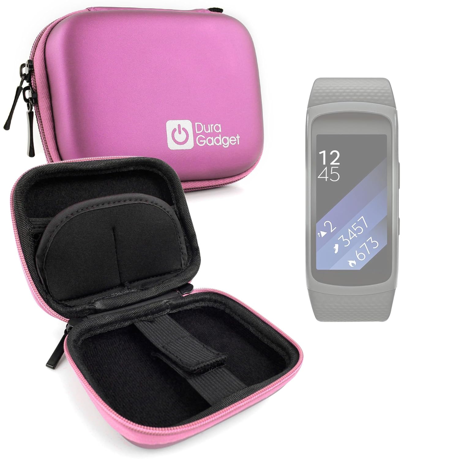 DURAGADGET Estuche Rígido Rosa para CT Cases DZ09, Pebble ...