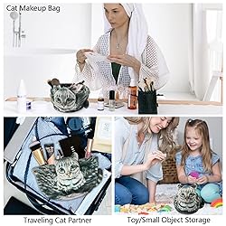 Openhaha Drawstring Cat Travel Organizer, Cosmetic