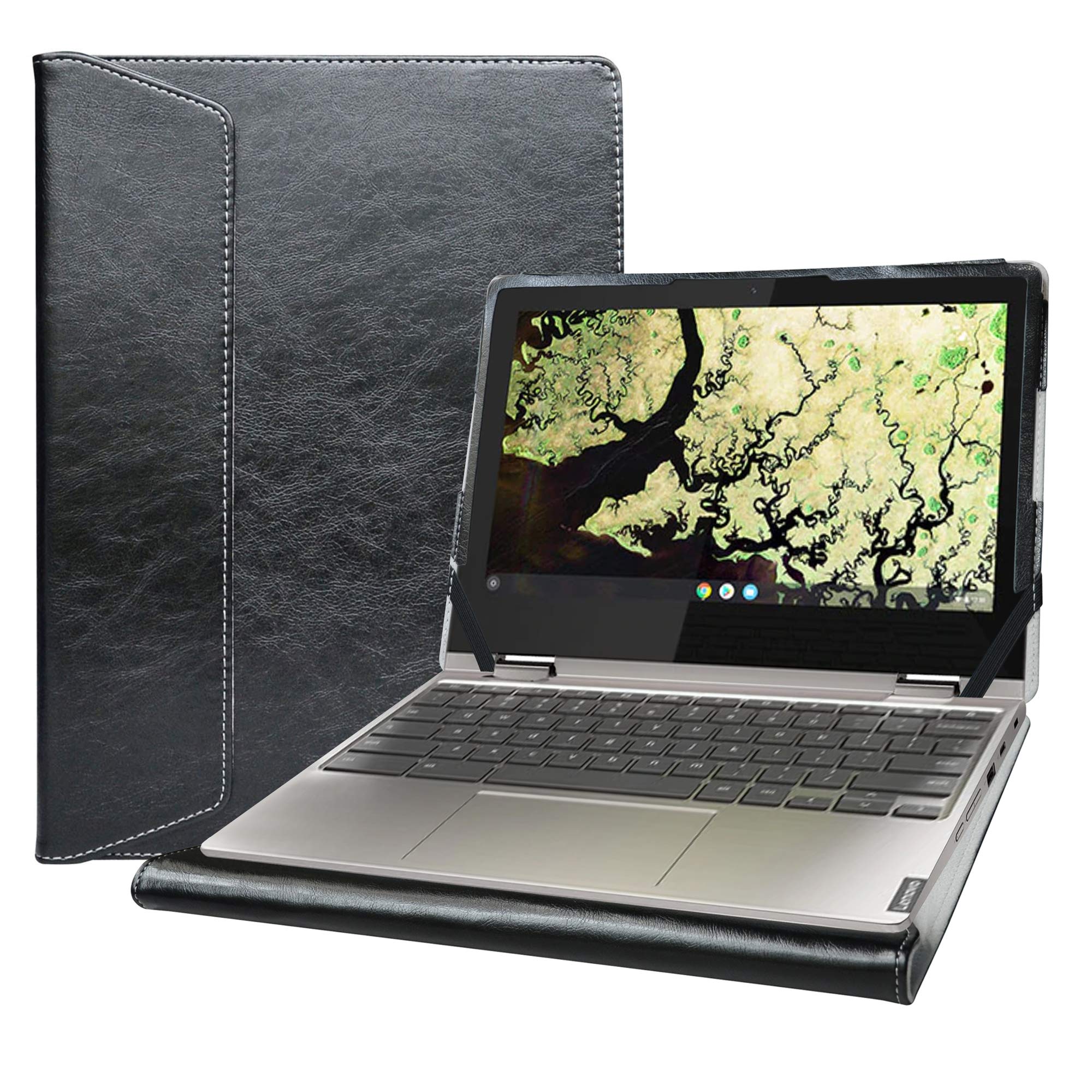 Alapmk Protective Case Cover For 11.6" Lenovo Chromebook C340 C340-11/Lenovo Chromebook Flex 3i/Lenovo IdeaPad Flex 3 11IGL05 Laptop[Not fit Lenovo Chromebook C340-15/Chromebook C330-11],Black