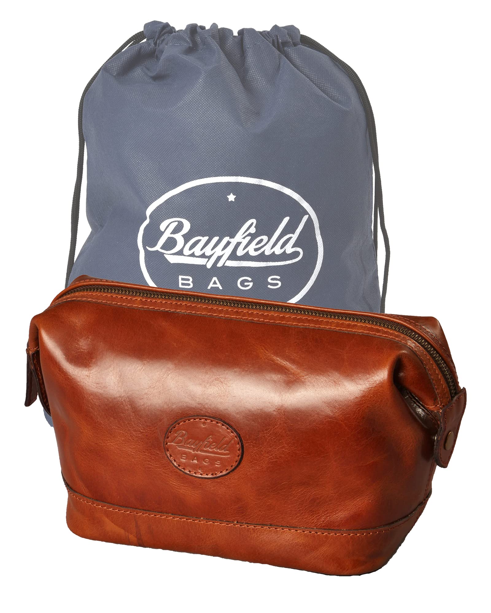 Travel Toiletry Bag For Men Bayfield Bags-Large Opening-Find Items