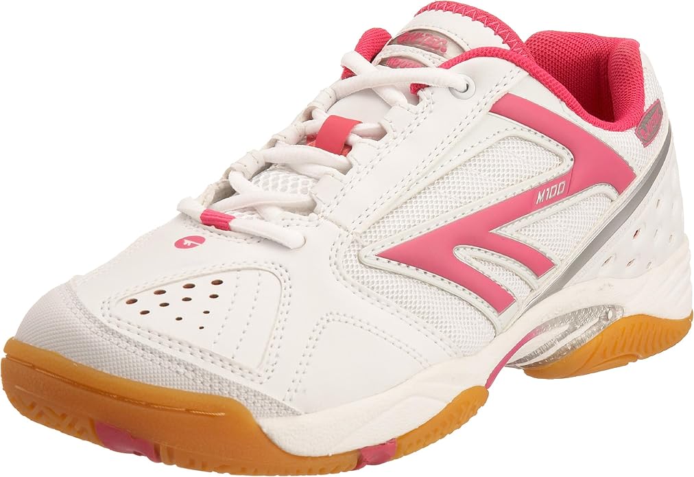 HiTec Sports Women�s M100 Eris White/Pink Court Trainer