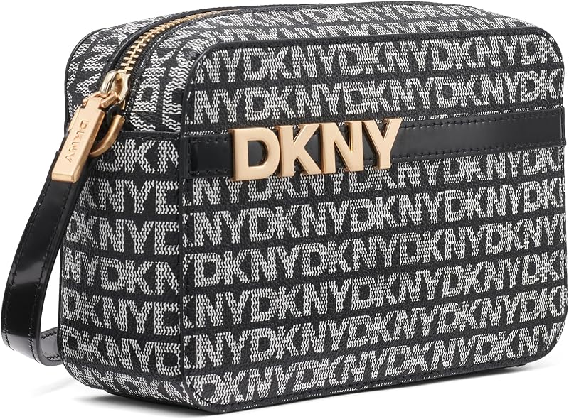 Women's Avril Camera Bag, Black and Black Logo