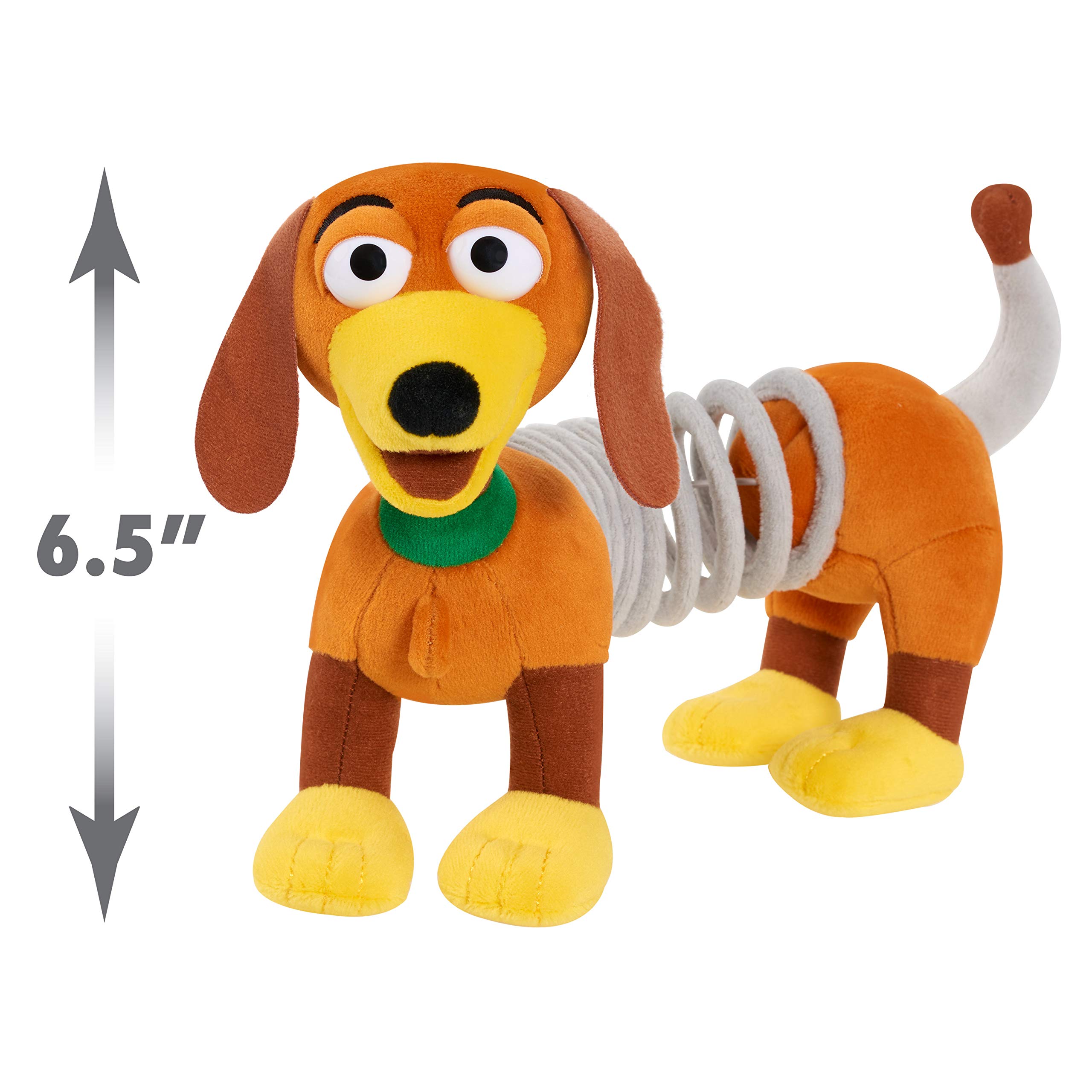 Disney and Pixar Toy Story Slinky Dog Plushie, Fidget Toy, Kids Toys for Ages 18 Month by Just Play
