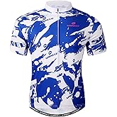Men Bike Jersey Short Sleeve Road Cycling Shirts Biking Tops Moisture Wicking